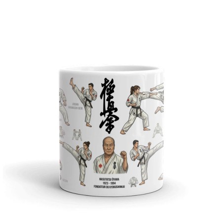 Mug Karaté Kyokushinkai Ceintures & Oyama - Le Cadeau Idéal