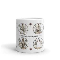 Mug Karaté Kyokushinkai Vertus du Bushido - Le Cadeau Idéal