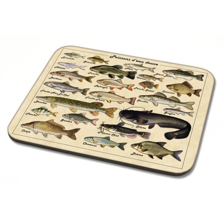 Tapis De Souris Poissons D'eau Douce