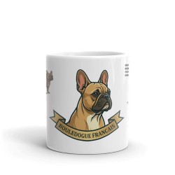 Mug Bull Bouledogue Français en Céramique - Idée Cadeau Chien
