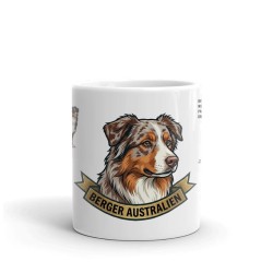 Mug Berger Australien en Céramique - Idée Cadeau Chien