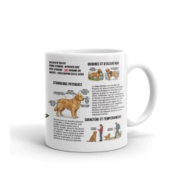 Mug Golden Retriever en Céramique - Idée Cadeau Chien