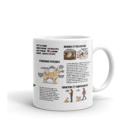 Mug Spitz Original en Céramique - Idée Cadeau Chien