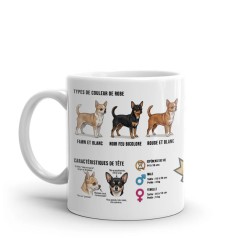 Mug Chihuahua Original en Céramique - Idée Cadeau Chien